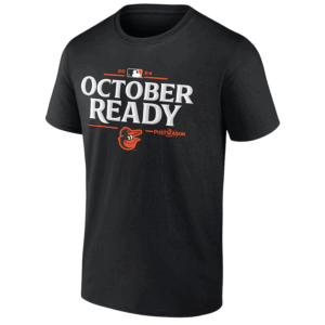 OCTOBER READY SHIRT 2024 MLB Postseason Locker Room T Shirt, Baltimore Orioles