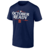 OCTOBER READY SHIRT 2024 MLB Postseason Locker Room T Shirt, Detroit Tigers
