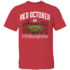 RED OCTOBER T SHIRT 2024 NL East Division Champions T Shirt, Philadelphia Phillies