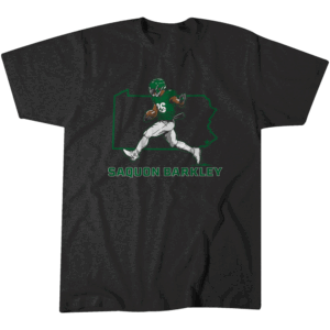 SAQUON STATE STAR SHIRT Saquon Barkley, Philadelphia Eagles