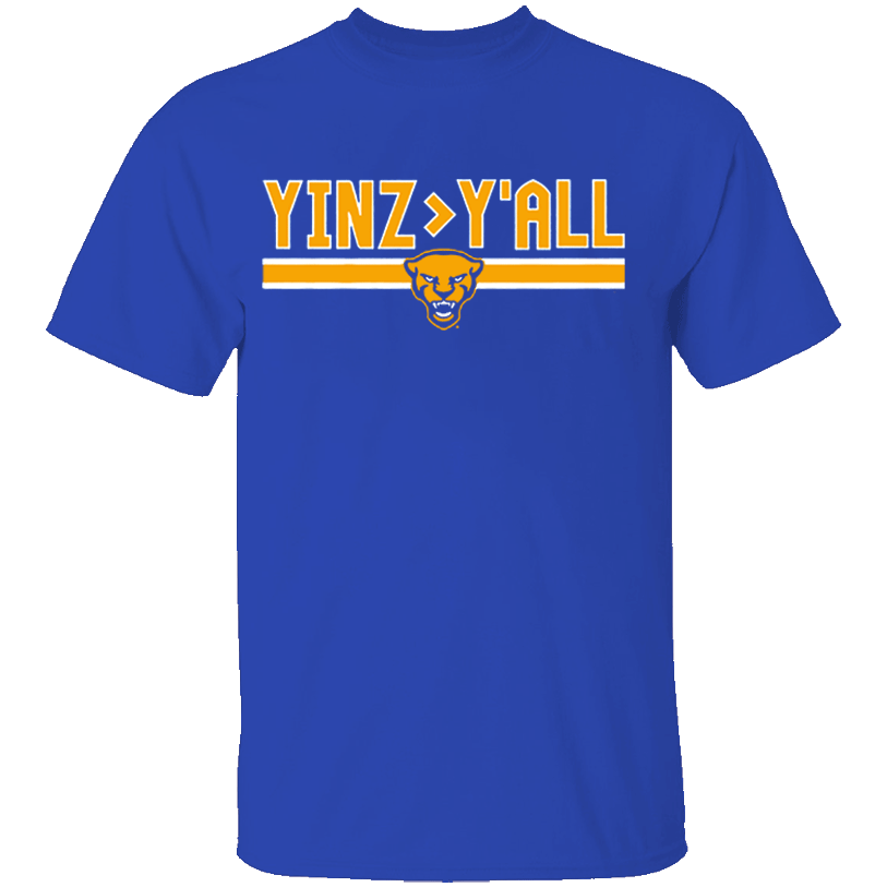YINZ OVER Y'ALL SHIRT Yinz Pittsburgh, West Virginia Y'ALL, Pittsburgh Panthers YINZ OVER Y'ALL SHIRT Yinz Pittsburgh, West Virginia Y'ALL, Pittsburgh Panthers
