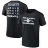 2024 World Series Champions Schedule T Shirt Los Angeles Dodgers