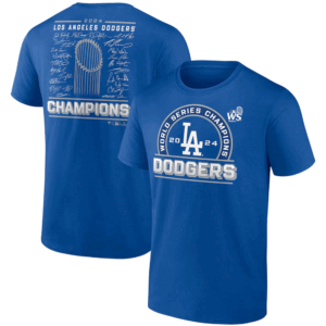 2024 World Series Champions Signature Roster T Shirt Los Angeles Dodgers
