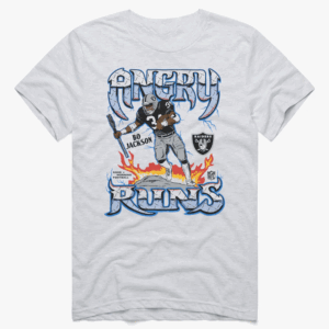 Angry Runs Raiders Bo Jackson Shirt Las Vegas Raiders