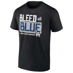 BLEED BLUE SHIRT 8 Time World Series Champions T Shirt 2024 World Series Champions T Shirt Los Angeles Dodgers