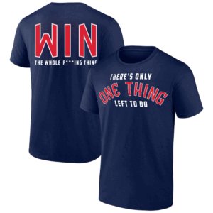 CLEVELAND WIN THE WHOLE FUCKING THING SHIRT There Only One Thing Left To Do Win The Whole Fucking Thing, 2024 American League Division Series Champions, Cleveland Guardians
