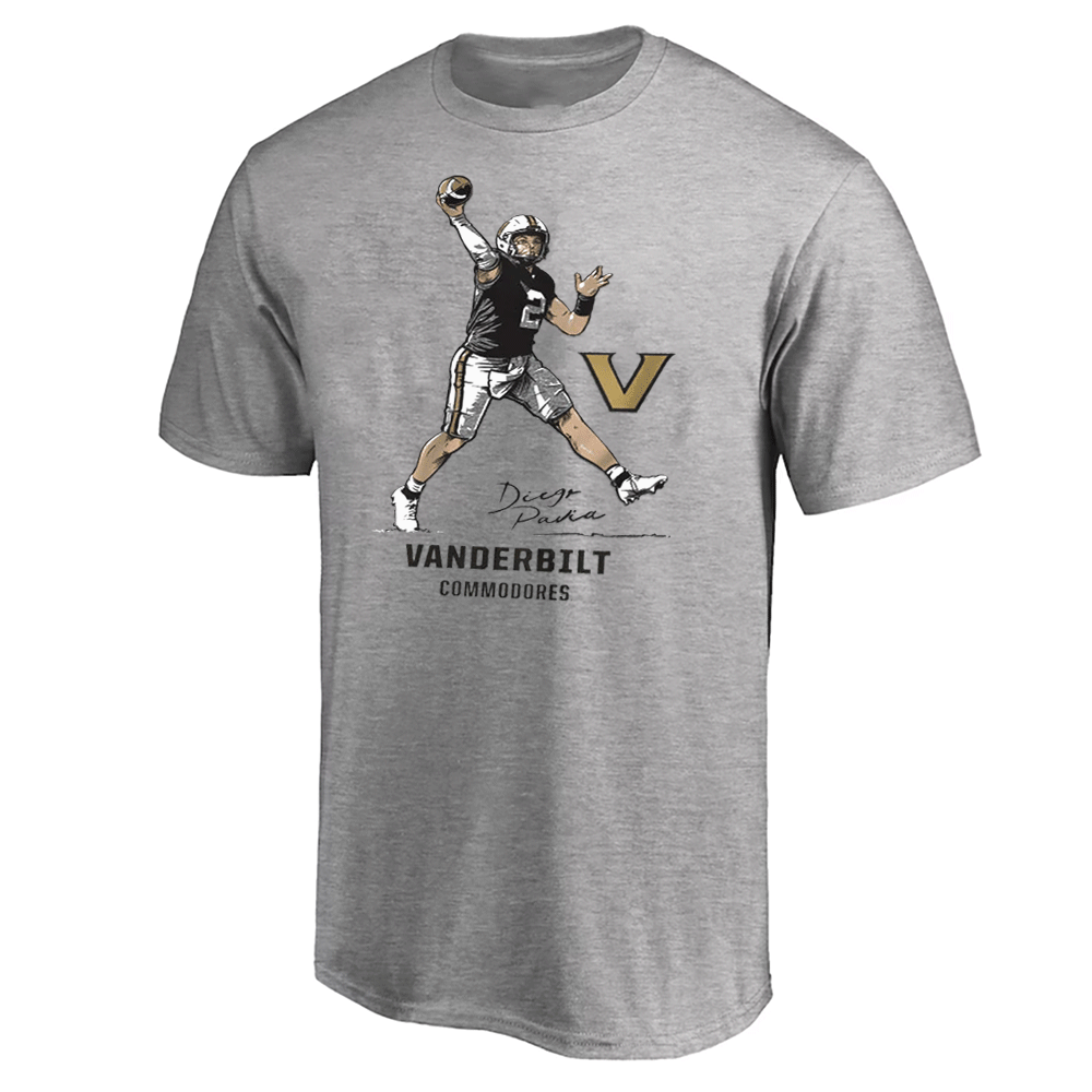 DIEGO PAVIA SUPERSTAR POSE SHIRT Vanderbilt Football, Vanderbilt Commodores DIEGO PAVIA SUPERSTAR POSE SHIRT Vanderbilt Football, Vanderbilt Commodores
