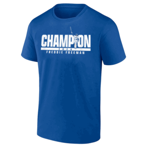 FF CHAMPION SHIRT Freddie Freeman, 2024 World Series Champions T Shirt, Los Angeles Dodgers