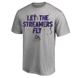 LET THE STREAMERS FLY SHIRT JMU FOOTBALL, James Madison Dukes