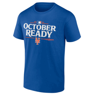 OCTOBER READY SHIRT 2024 MLB Postseason Locker Room T Shirt, New York Mets