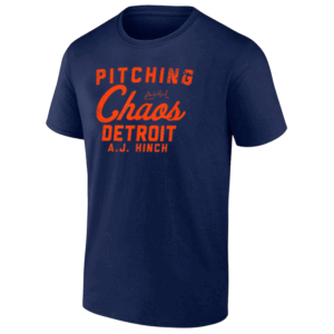 PITCHING CHAOS SHIRT A.J. Hinch, 2024 MLB Potseason, Detroit Tigers