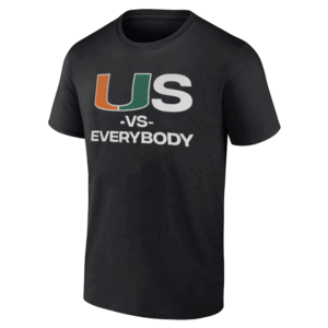 US VS EVERYBODY SHIRT Miami Hurricanes