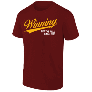 WINNING OFF THE FIELD SINCE 1999 SHIRT Washington Redskins