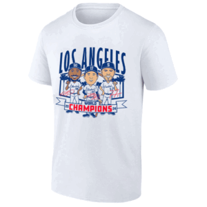 WORLD CHAMPIONS CARICATURES SHIRT Ohtani, Betts, Freeman, 2024 World Series, Los Angeles Dodgers