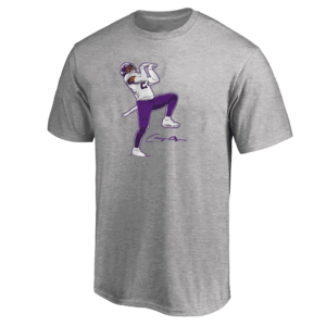 BREAKDANCE CELEBRATION SHIRT Cam Bynum, Minnesota Vikings