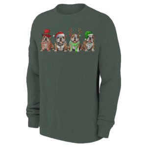 Bulldog's Christmas Style Sweatshirt Bulldog Sweatshirt Dog Lover Gift Holiday Sweaters Christmas English Bulldog Shirt Christmas Crewneck Dog Mom Shirt Xmas Shirt