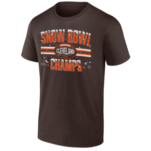 CLEVELAND SNOW BOWL CHAMPS SHIRT Cleveland Browns
