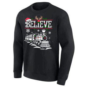 Christmas Train Christmas Polar Believe Train Xmas Santa Sweatshirt Long Sleeve T Shirt