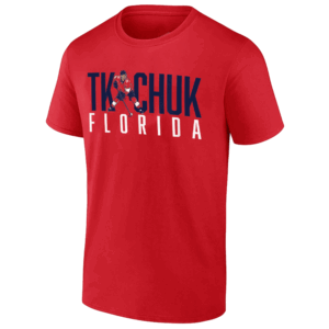FLORIDA HOCKEY LETTER STAR SHIRT Matthew Tkachuk, Florida Panthers