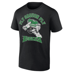 FLY SAQUON FLY SHIRT No Look Reverse Hurdle, Saquon Barkley, Philadelphia Eagles