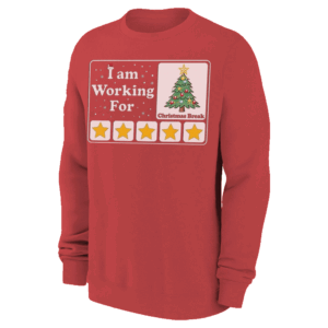 I AM WORKING FOR CHRISTMAS BREAK SWEATSHIRTS for Women Special Education Teacher Shirt Xmas Tree Graphic Pullover Crewneck Tops