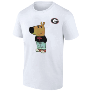 I Am Just a Chill Guy Shirt Chill Guy in Georgia Bulldogs Jersey – Funny Meme T Shirt