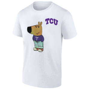 I Am Just a Chill Guy Shirt Chill Guy in TCU Horned Frogs Jersey – Funny Meme T Shirt