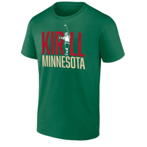 KIRILL MINNESOTA LETTER STAR SHIRT Kirill Kaprizov, Minnesota Wild