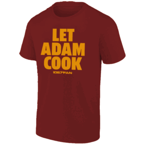 LET ADAM COOK SHIRT Adam Peters, Washington Commanders