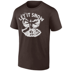LET IT SNOW SHIRT Jameis Winston, Cleveland Browns Brown T Shirt