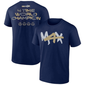 M4X SHIRT Max Verstappen 4th World Championship T shirt 2024