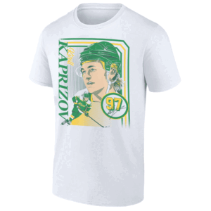 MINNESOTA HOCKEY COLLEAGE FRAME SHIRT Kirill Kaprizov, Minnesota Wild