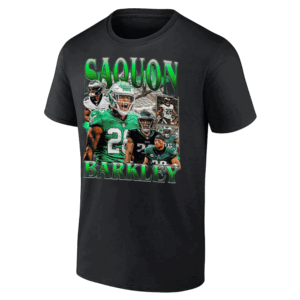 Retro Saquon Eagles Vintage Barkley Design 90s Graphic Tee T Shirt Saquon Barkley, Philadelphia Eagles