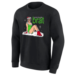 SANTA'S FAVORITE BRAT UGLY SWEATER, T SHIRT, HODDIE Funny Christmas, Barstool UGLY SWEATER, T SHIRT, HODDIE Funny Christmas, Barstool