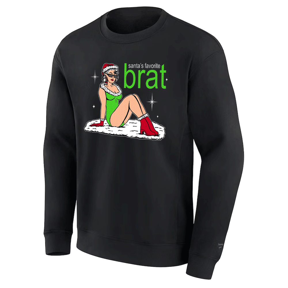 SANTA'S FAVORITE BRAT UGLY SWEATER, T-SHIRT, HODDIE Funny Christmas, Barstool UGLY SWEATER, T-SHIRT, HODDIE Funny Christmas, Barstool SANTA'S FAVORITE BRAT UGLY SWEATER, T SHIRT, HODDIE Funny Christmas, Barstool UGLY SWEATER, T SHIRT, HODDIE Funny Christmas, Barstool