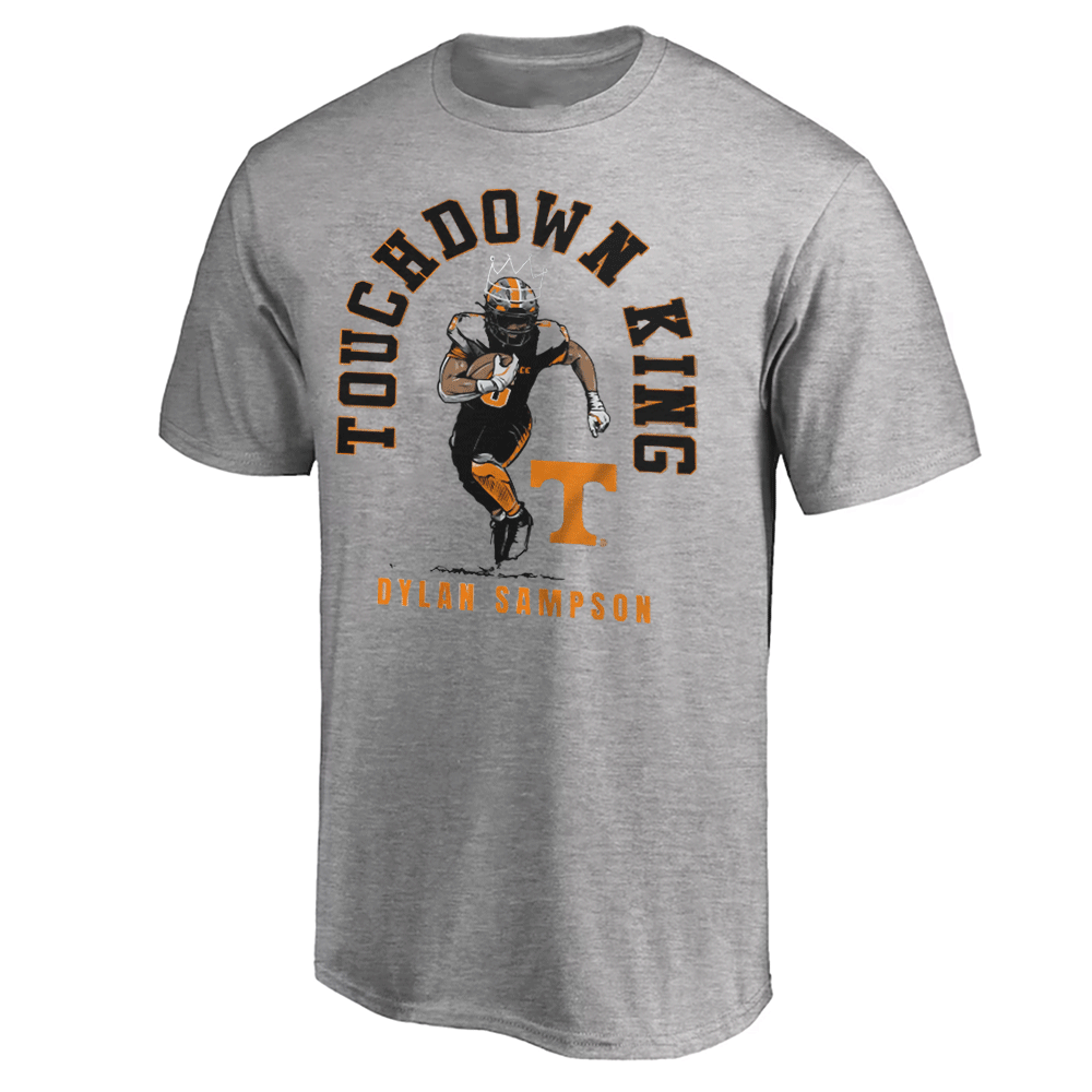TOUCHDOWN-KING-SHIRT-Tennessee-Football,-Dylan-Sampson,-Tennessee-Volunteers TOUCHDOWN KING SHIRT Tennessee Football, Dylan Sampson, Tennessee Volunteers