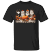 Thanksgiving Cats Dinner Feast Vintage Fall T Shirt
