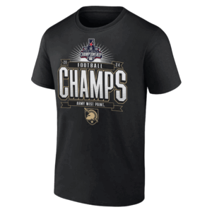 2024 AAC Football Conference Champions Locker Room T Shirt Army Black Knights