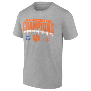 2024 ACC Football Conference Champions Endzone Rush T Shirt Clemson Tigers