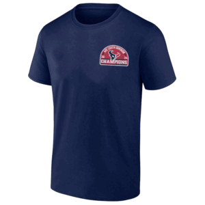 2024 AFC South Division Champions Logo Pocket T Shirt Houston Texans