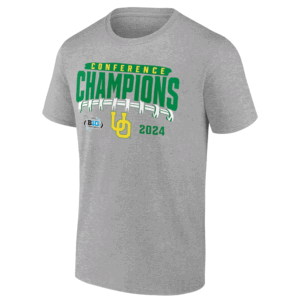 2024 Big Ten Football Conference Champions Endzone Rush T Shirt Oregon Ducks