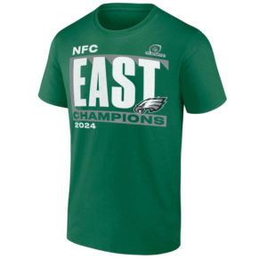 2024 NFC EATS CHAMPIONS SHIRT 2024 NFC East Division Champions, Philadelphia Eagles