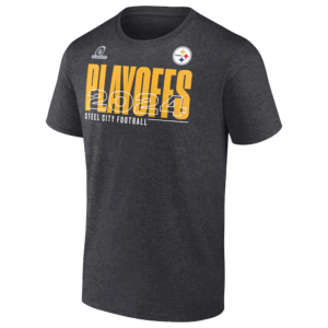 2024 PLAYOFF STEEL CITY FOOTBALL SHIRT 2024 NFL Playoffs T Shirt, Pittsburgh Steelers