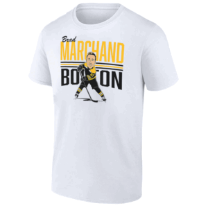 Boston Hockey Center Ice Caricature Shirt Brad Marchand, Boston Bruins