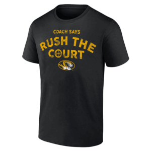 COACH SAYS RUSH THE COURT SHIRT Dennis Gates, Missouri Tigers