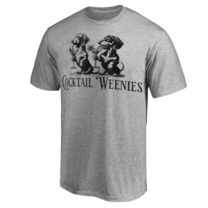 COCKTAIL WEENIES SHIRT Martini Cocktail Lover Dachshund Cocktail Weenies Dachshund T Shirt