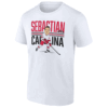 Carolina Hockey Center Ice Caricature Shirt Sebastian Aho, Carolina Hurricanes
