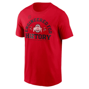 ENGINEERED FOR HISTORY SHIRT 2024 College Football Playoff, Ohio State Buckeyes