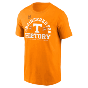 ENGINEERED FOR HISTORY SHIRT 2024 College Football Playoff,Tennessee Volunteers