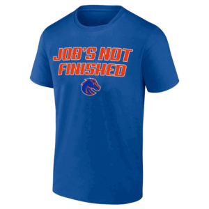 JOB'S NOT FINISHED SHIRT 2024 Mountain West Conference Football Champions T Shirt Boise State Broncos